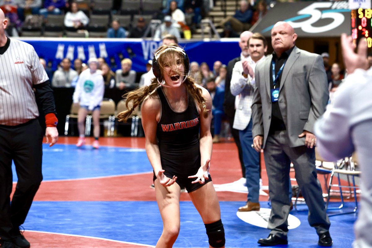 Thompson’s Kelsey Seigler is your 106 6/7A State Champ!!! <a href="/andrewtsimonson/">Andrew Simonson</a> <a href="/Thompsonwrestle/">ThompsonWrestle</a>