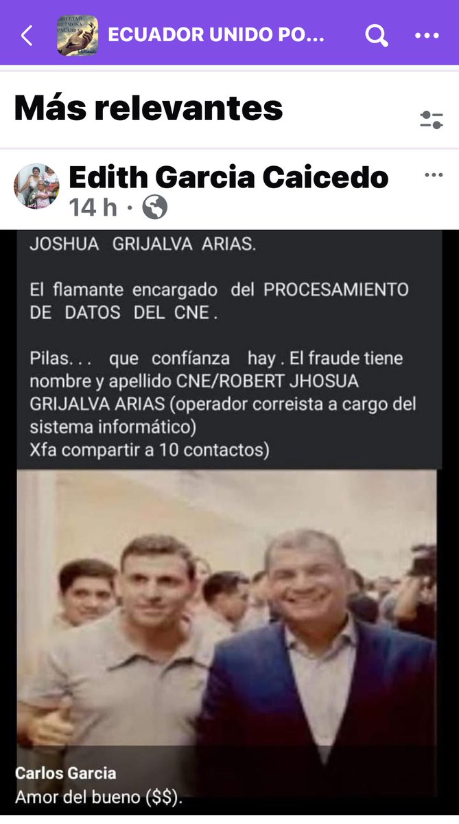 carguellosr's tweet photo. Este hombre Joshua Grijakva Arias es el más peligroso delincuente , enemigo del Ecuador . Sus accesos a la estructura tecnológica del CNE le permiten entregar credenciales de acceso a quien sea . ⁦@YourAnonHunters⁩ ya lo está desenmascarando https://t.co/urfTtjdEca