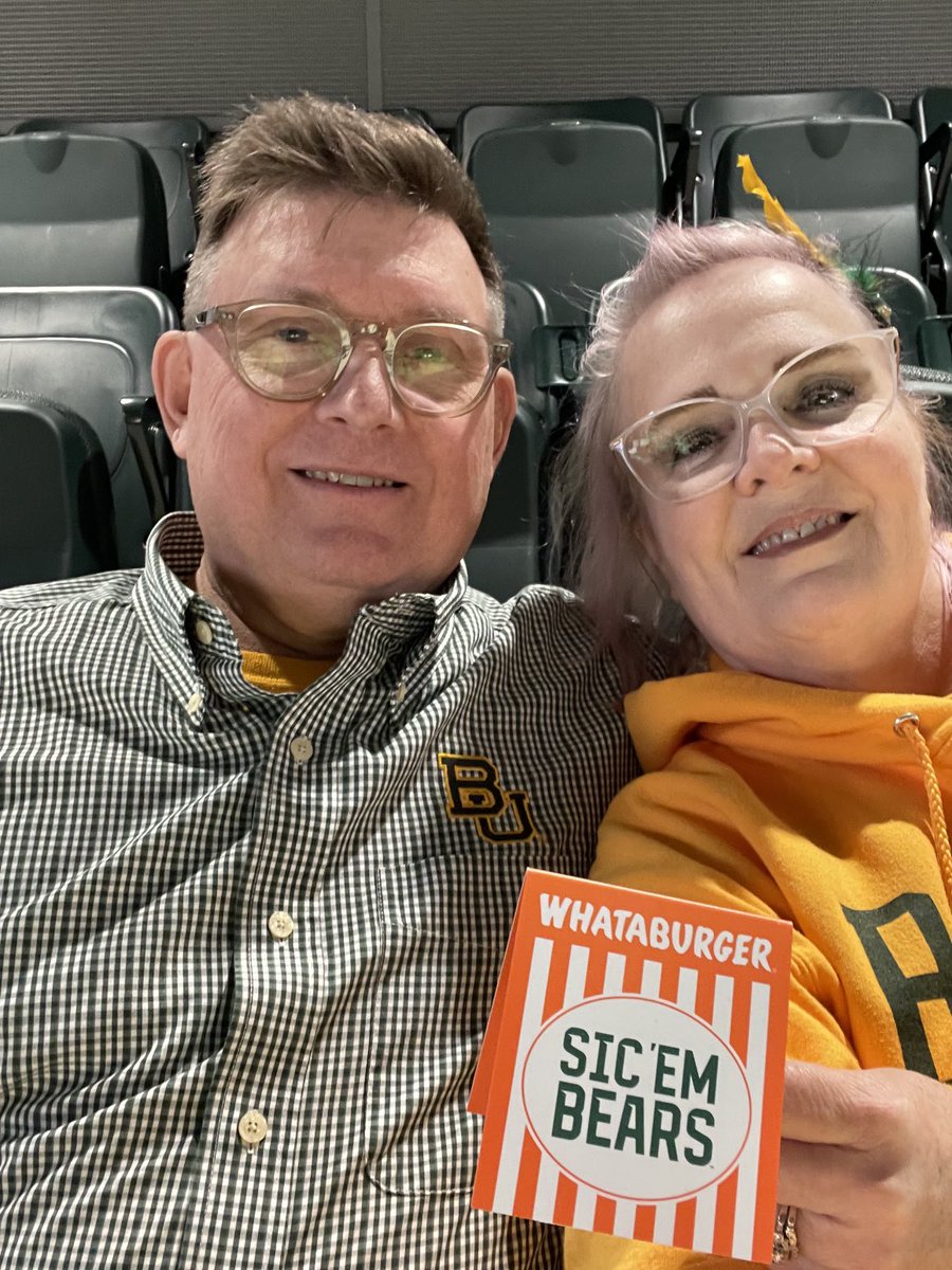 Cheri Stine (@texastine) on Twitter photo Thank you <a href="/Whataburger/">Whataburger®</a> for the <a href="/Baylor/">Baylor University</a> table tent sign! Sic ‘em BEARS! 💚🏀💛🐻🍔 Thank you <a href="/Whataburger/">Whataburger®</a> for the <a href="/Baylor/">Baylor University</a> table tent sign! Sic ‘em BEARS! 💚🏀💛🐻🍔