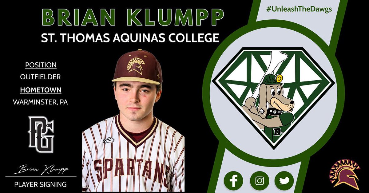 The Mohawk Valley Diamond Dawgs are excited to announce the signing of Brian Klumpp, an outfielder from <a href="/STACBaseball/">STAC Baseball</a>  for the upcoming 2025 season.