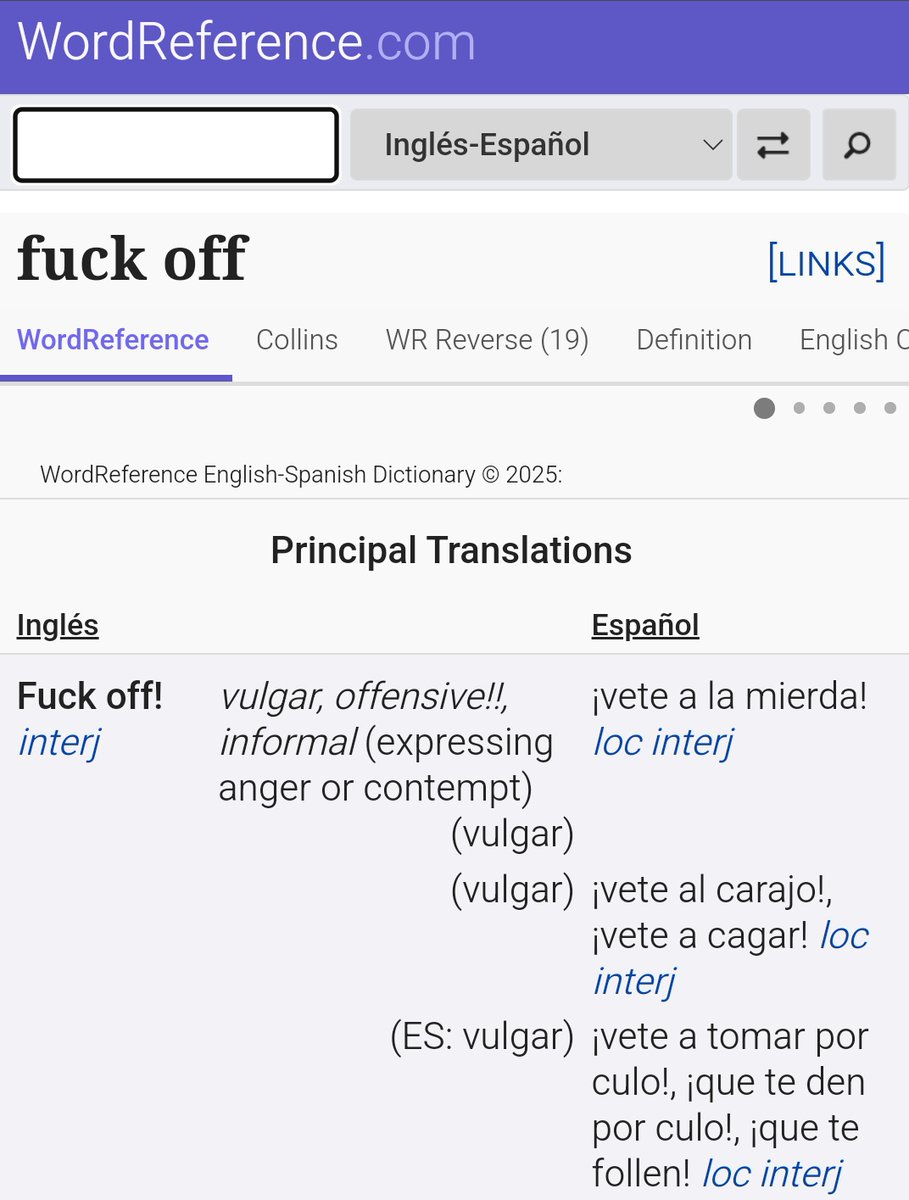 Fuck off, para los que no sepan qué significa