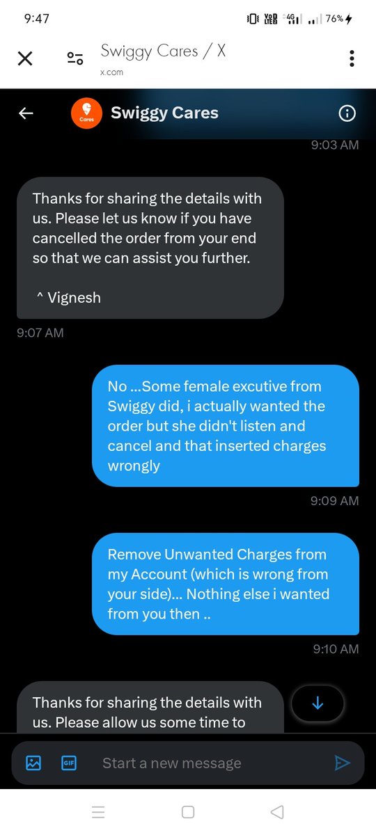 MxMk9's tweet photo. @Swiggy FRAUD company ...Don't order from them ...looting money, doing UNETHICAL BUSINESS..Not Accepting their Mistake...Don't order i repeat don't https://t.co/aoIkghiLSC