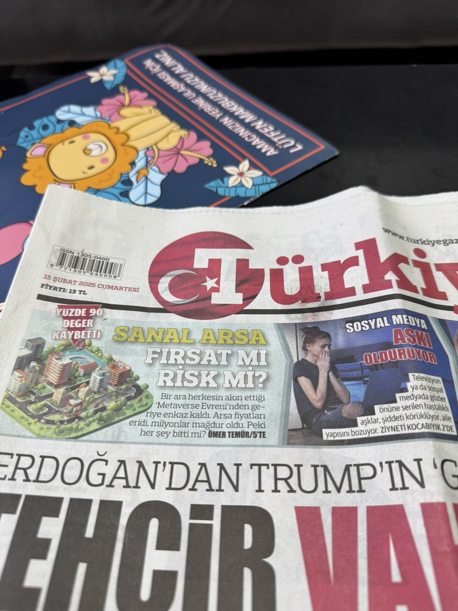 Geçen bi makalede okudum ya