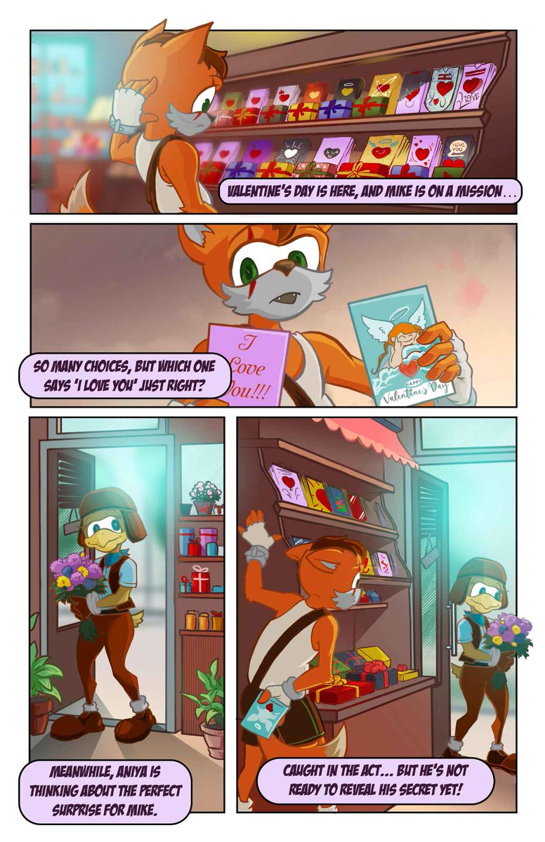 Cheerful_moose0's tweet image. 3-Pages Valentine Comic Done for Sonic Fan &amp;lt;33
Mike and Aiya spending their Valentine&apos;s Day together with the 2 even sharing a kiss during the sunset.🥰

#SonicTheHedgehog #sonicfanart #sonicfanart #Valentinesday2025 #commissionsopen #Commission #CommissionedArt