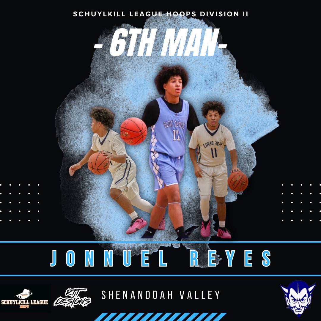 Our 2024-2025 Schuylkill League Divisional MVP's &amp; 6th Man of The Year Awards! These awards have been voted on polled by all of the Coaches around the league. Congrats to these young men for all of their hard work and dedication!