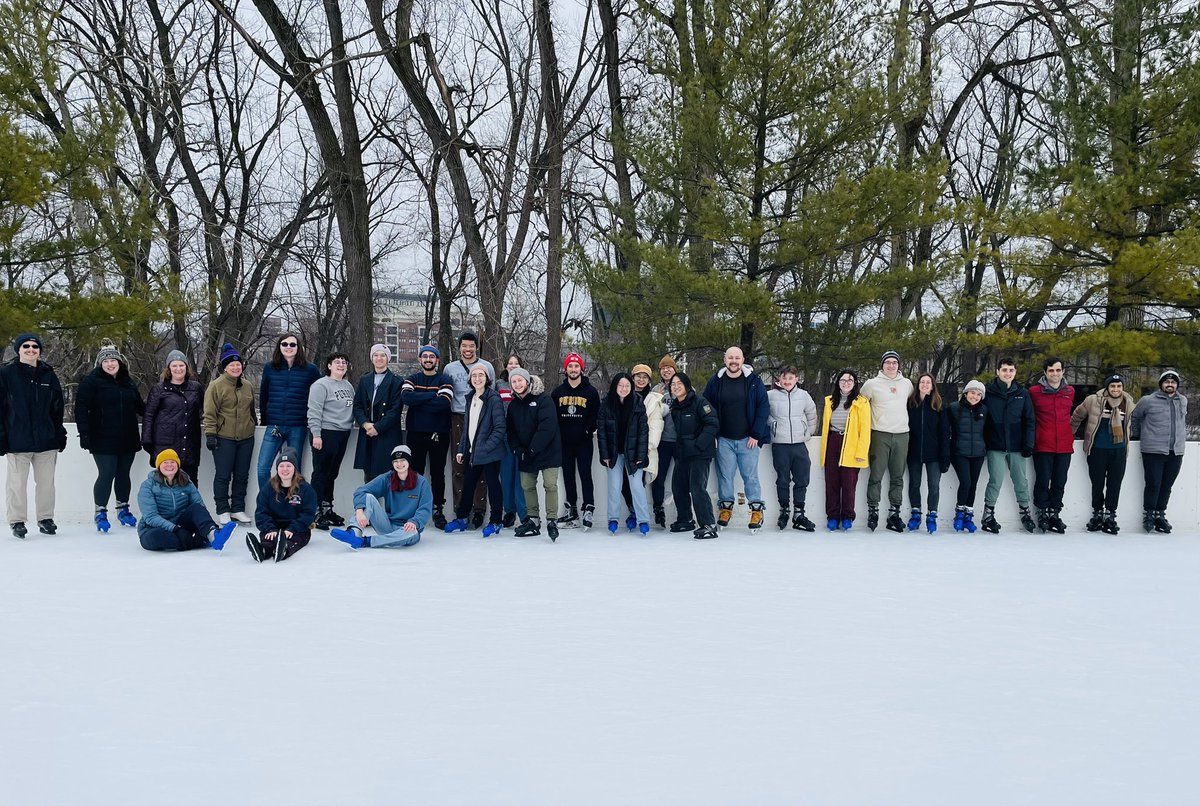 Had a fun morning ice skating with our amazing <a href="/PurdueEAPS/">Purdue EAPS</a> department!