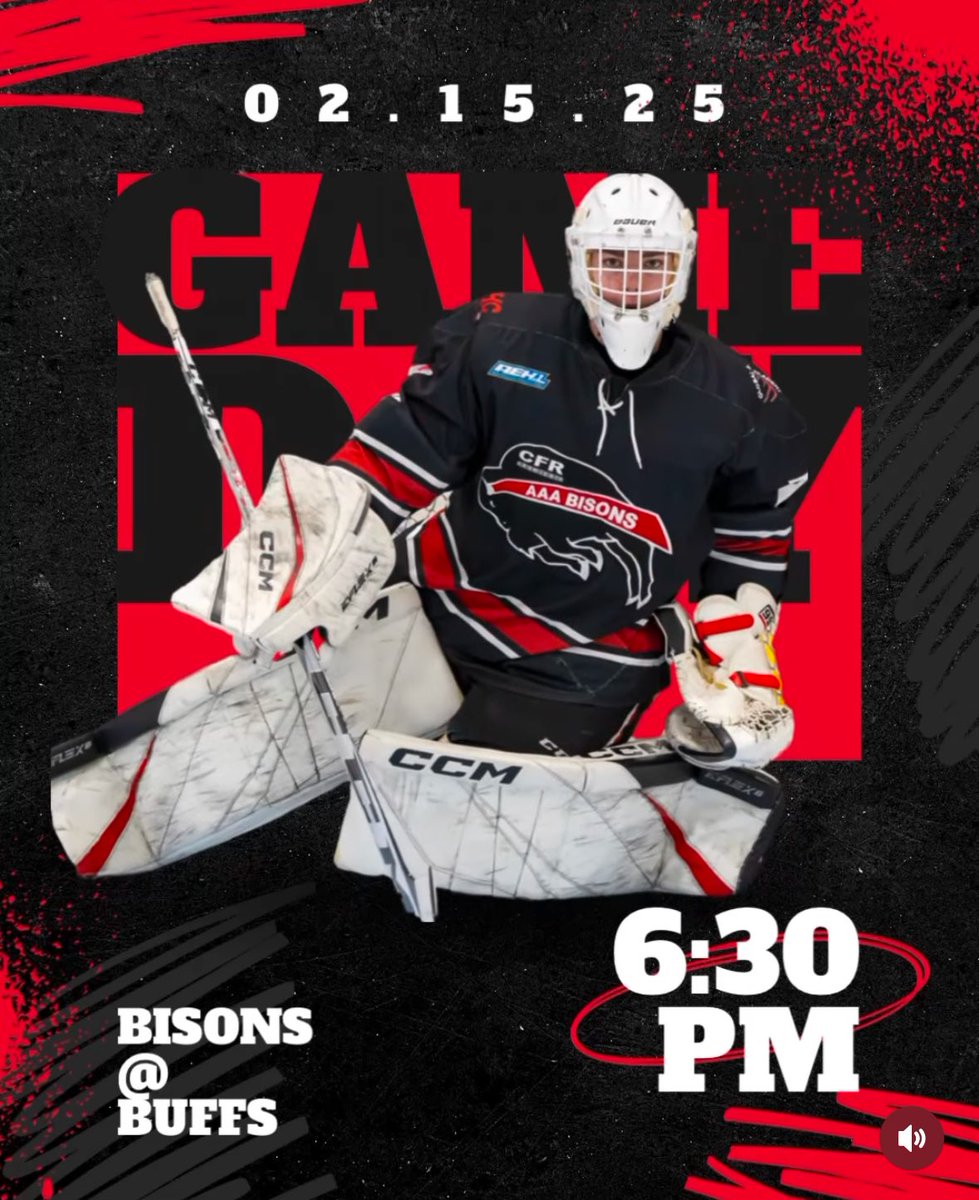 GAME NIGHT
6:30pm @ Cardel Rec South.         Bisons vs. Buffs