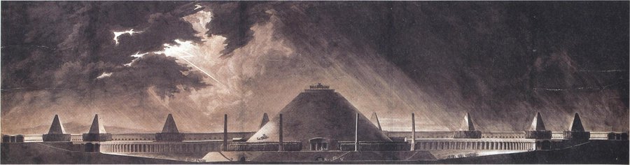 A monumental tomb for sovereigns of a great empire, Pierre-François-Léonard Fontaine