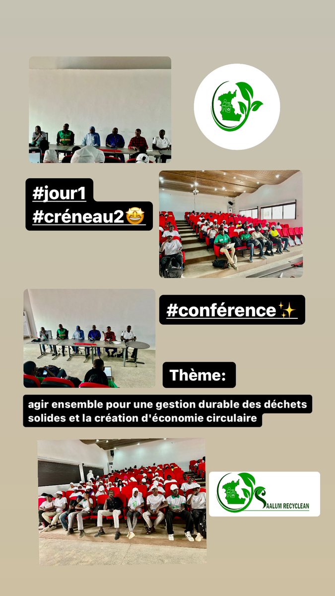 saalum_recyclean (@srecyclean) on Twitter photo 2nd créneau de la 1ère journée validé🤩♻️ ✨ Merci à tout le monde👏🏾👏🏾 Nous vous donnons rendez-vous demain. Restez connectés 🤩♻️
#Jour1 #crénau2 #3èmeéditiondecaravanedesensibilisation #Kaolack #amanaenvironnement
#sunuplasticodyssee <a href="/MinistreEnviro1/">Ministère Environnement Sénégal</a> <a href="/sonagedsa/">SONAGED S.A</a> <a href="/PrdaoudaN/">Pr Daouda Ngom</a> 2nd créneau de la 1ère journée validé🤩♻️ ✨ Merci à tout le monde👏🏾👏🏾 Nous vous donnons rendez-vous demain. Restez connectés 🤩♻️
#Jour1 #crénau2 #3èmeéditiondecaravanedesensibilisation #Kaolack #amanaenvironnement
#sunuplasticodyssee <a href="/MinistreEnviro1/">Ministère Environnement Sénégal</a> <a href="/sonagedsa/">SONAGED S.A</a> <a href="/PrdaoudaN/">Pr Daouda Ngom</a>