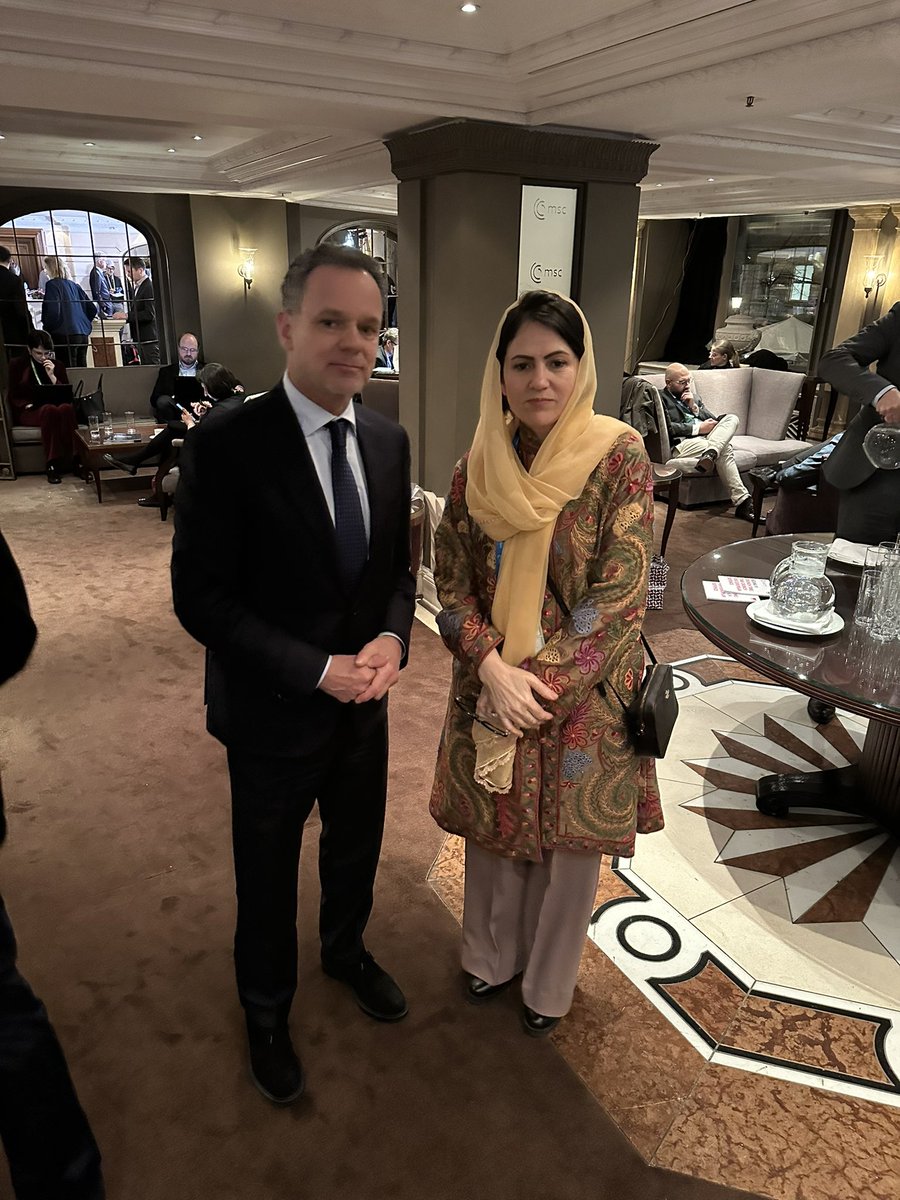 Fawzia Koofi (@fawziakoofi77) on Twitter photo In my brief conversation with <a href="/ministerBZ/">Caspar Veldkamp</a>
Caspar Veldkamp of the Netherlands, I applauded his government for the decision to hold the perpetrators of #CEDAW violations accountable and build a coalition of countries to support the ICJ case. We need to end a culture of impunity. In my brief conversation with <a href="/ministerBZ/">Caspar Veldkamp</a>
Caspar Veldkamp of the Netherlands, I applauded his government for the decision to hold the perpetrators of #CEDAW violations accountable and build a coalition of countries to support the ICJ case. We need to end a culture of impunity.