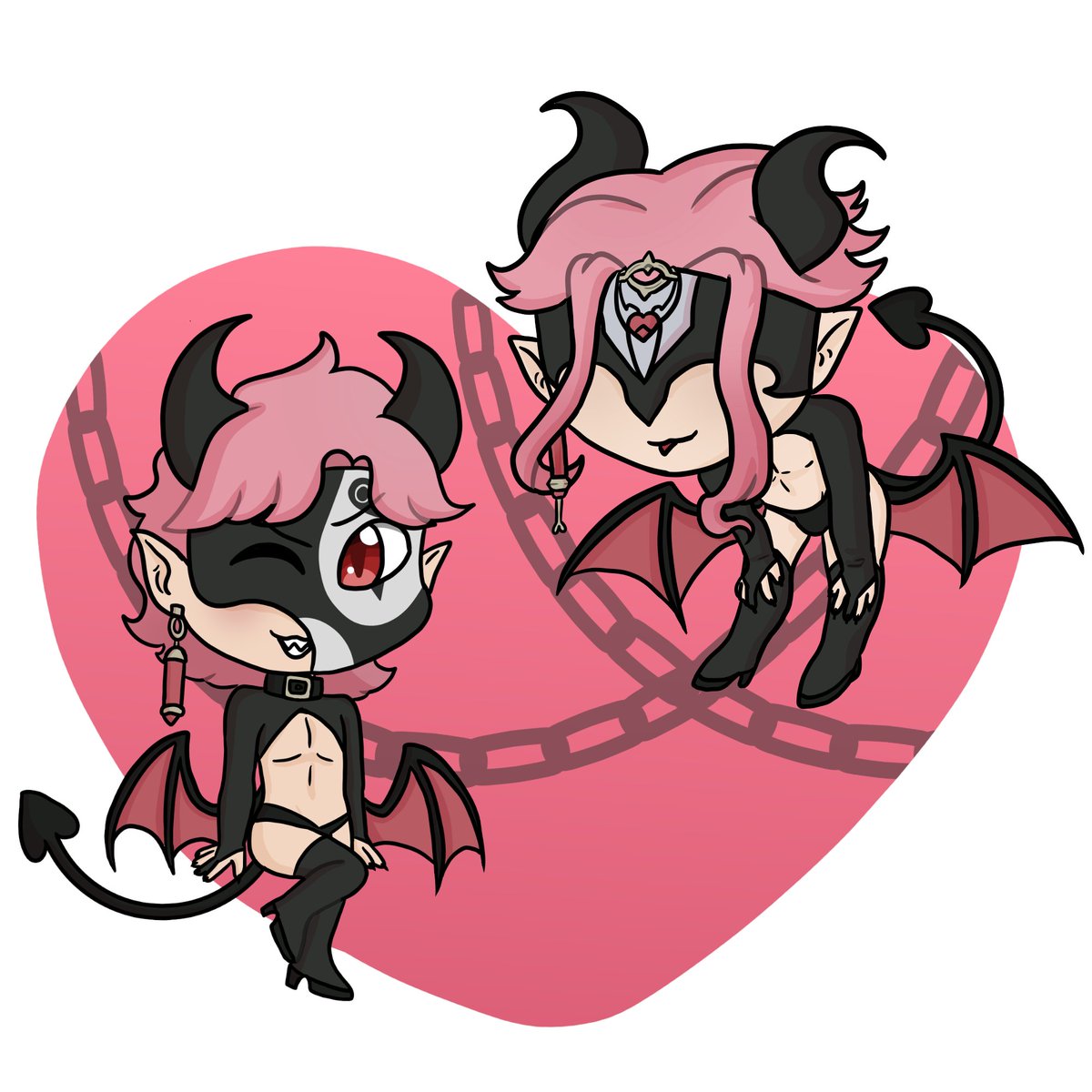 Elizadesu1's tweet image. Late as always for everything but heres Incubusttore for Valentines!

#Webby #Dottore #IlDottore #Genshin #GenshinImpact