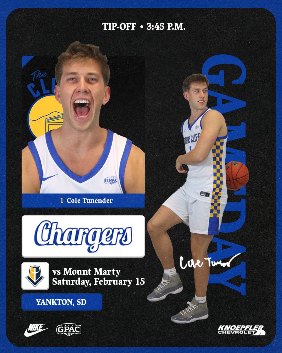 Game Day in SD‼️

🆚: Mount Marty 
🏟️: Yankton, SD
⏰: 3:45 PM
📺: dub.sh/rB0ThIs
📊: dub.sh/2G9oHX9

#RaveOn | #BattleOn