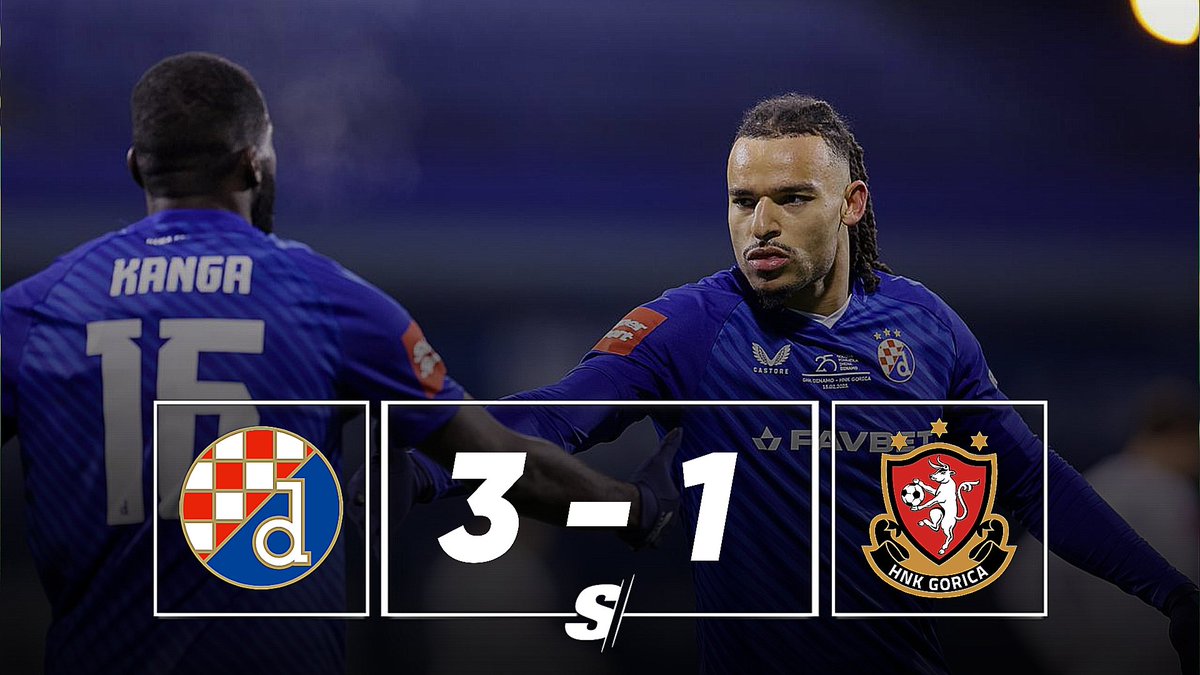 CroatiaFooty's tweet photo. DINAMO WIN!

Dinamo easily dispatch of Gorica and they're now just 3 points behind first place!

#HNL #DZGGOR https://t.co/K4Z7VqRRGQ