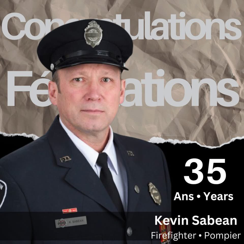 CityFredFire's tweet photo. We invite you to join Chief Killingbeck in congratulating Assistant Deputy Chief David McKinley and Senior Firefighter Kevin Sabean who joined our ranks 35 years ago today. ADC McKinley and Firefighter Sabean are the the most senior members of the Fredericton Fire Department. https://t.co/k5vZ0eFVwE