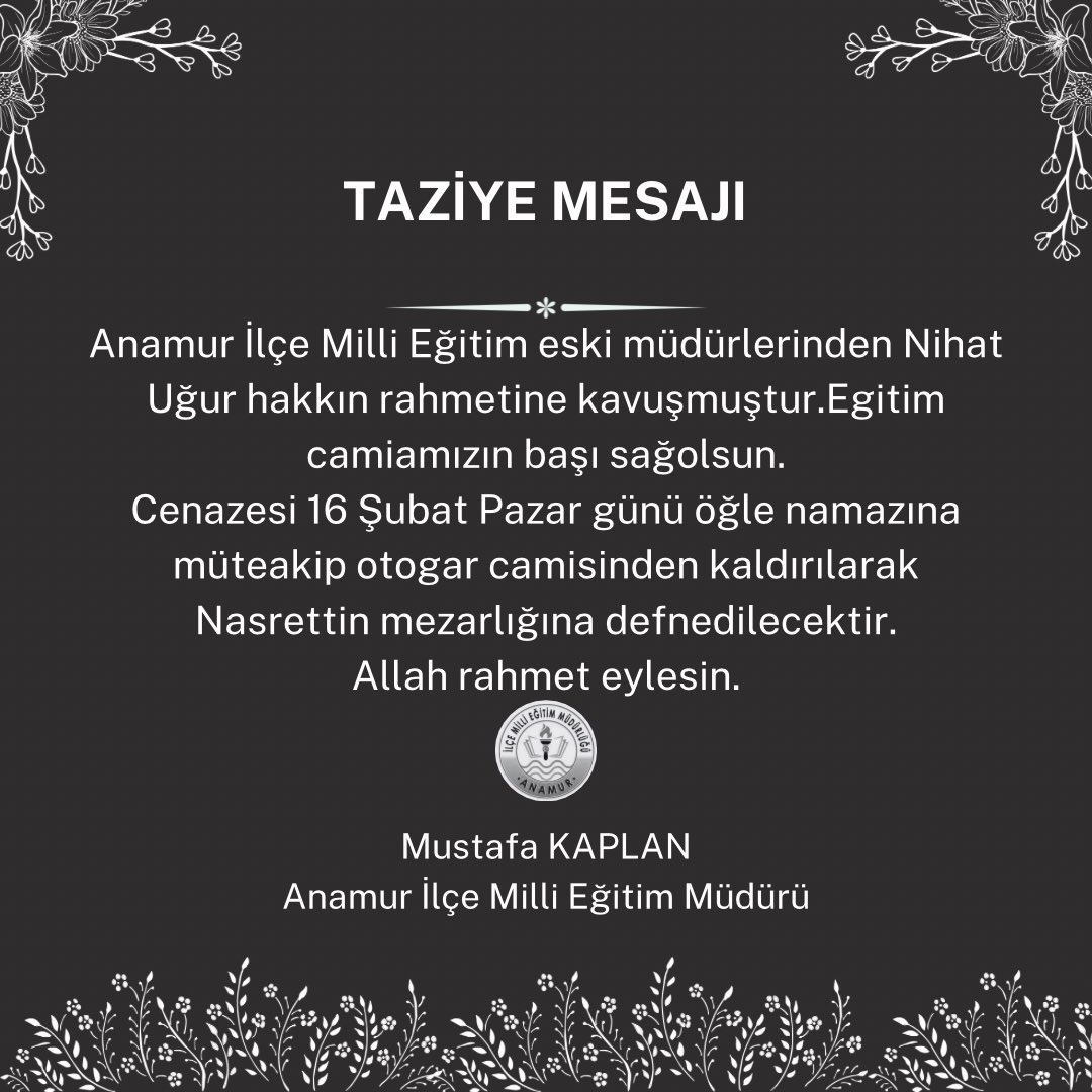 Anamur İlçe Millî Eğitim Müdürlüğü (@anamurmem) on Twitter photo 