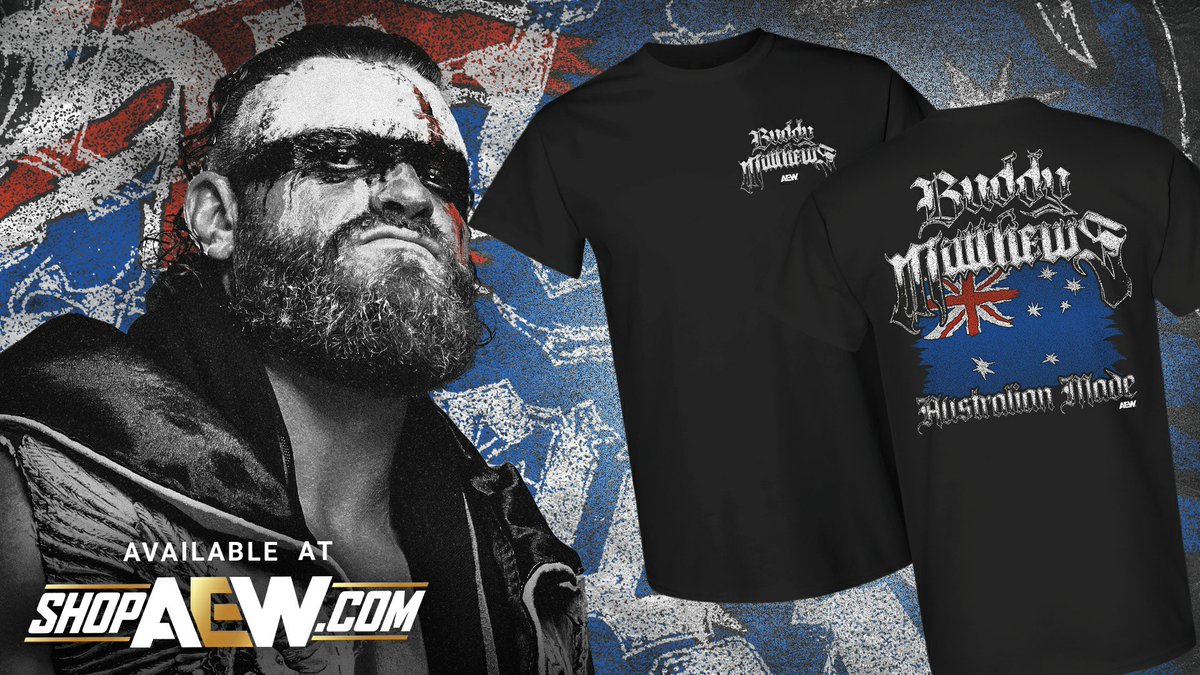 ShopAEW.com (@shopaew) on Twitter photo Australian Made! Check out this NEW double-sided <a href="/SNM_Buddy/">Buddy “Bloody” Matthews</a> shirt that just dropped at ShopAEW.com!
shopaew.com/catalog/produc…
#ShopAEW #AEW #AEWDynamite #AEWCollision Australian Made! Check out this NEW double-sided <a href="/SNM_Buddy/">Buddy “Bloody” Matthews</a> shirt that just dropped at ShopAEW.com!
shopaew.com/catalog/produc…
#ShopAEW #AEW #AEWDynamite #AEWCollision