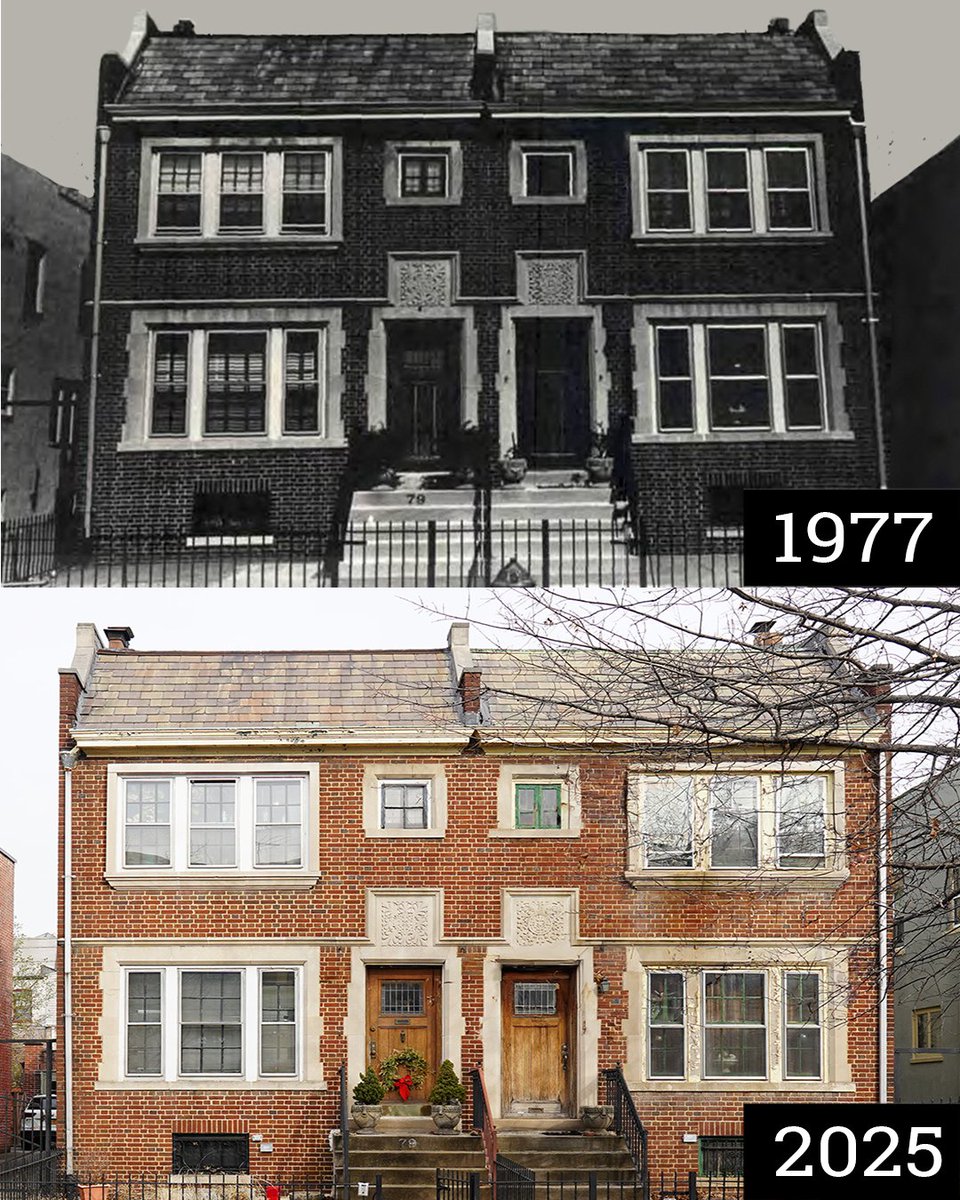 PLGHC_'s tweet image. This #ThenAndNow showcases 79-81 Fenimore Street. Designed by the architects Slee &amp;amp; Bryson and built by the Fenimore Building Company in 1920. #BrooklynArchitecture #HistoricHomes #ArchitecturalDesign #Flatbush  #RowHouses #prospectleffertsgardens #leffertsmanor