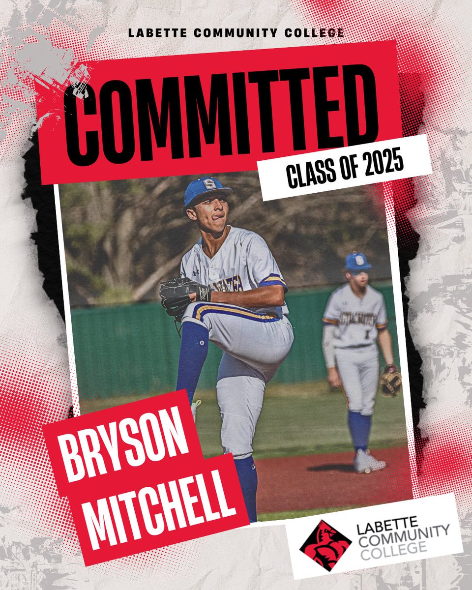 Bryson Mitchell (@mitchellbryson_) on Twitter photo I am blessed and excited to announce my commitment to play baseball at Labette! I would like to thank God for giving me the strength to pursue my dream. I would like to thank my family, coaches, and teammates for their endless support. Go cards! <a href="/SHSPioneersBSBL/">Stillwater Baseball</a> <a href="/AlexCoplon/">Alex Coplon</a> I am blessed and excited to announce my commitment to play baseball at Labette! I would like to thank God for giving me the strength to pursue my dream. I would like to thank my family, coaches, and teammates for their endless support. Go cards! <a href="/SHSPioneersBSBL/">Stillwater Baseball</a> <a href="/AlexCoplon/">Alex Coplon</a>