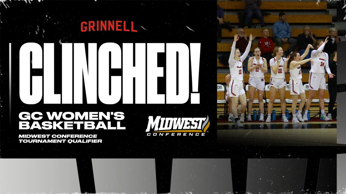 Way to go, GC! Heading to the Midwest Conference Tournament. Well done! pioneers.grinnell.edu/news/2025/2/15…