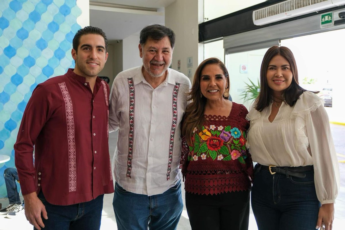 Tuvimos una reunión muy importante con <a href="/fernandeznorona/">Fernández Noroña</a> , Presidente de la Mesa Directiva en el <a href="/senadomexicano/">Senado de México</a> , junto con nuestra gobernadora <a href="/MaraLezama/">Mara Lezama</a> 🙌🏼

¡Un gusto recibirlo en nuestro hermoso Estado! La #CuartaTransformación sigue avanzando en unidad 💪🏼