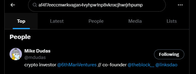 itstyreaal's tweet photo. @n0commas @mdudas X account shows up when you search CA? https://t.co/TJ0splWh1y