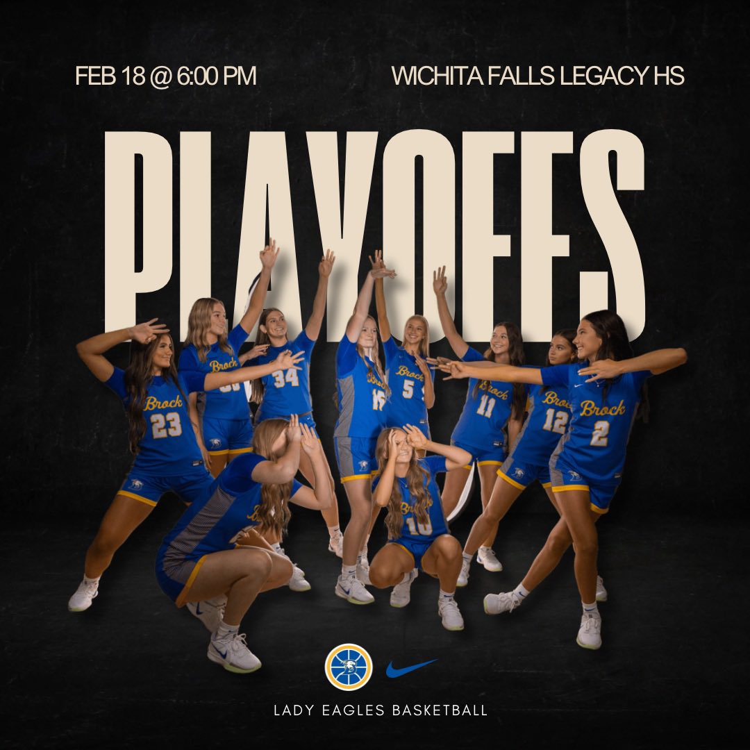 BROCKTXGBBALL's tweet image. 🚨REGIONAL PLAYOFF INFO🚨
🆚Pampa     
📅February 18th
⏰6:00 pm
📍Wichita Falls Legacy HS
#10rounds | @BrockAthletics