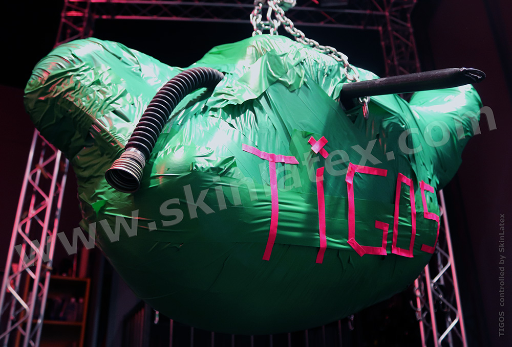[January 2025 - with <a href="/tigos_sub/">tigos</a> - Pic 7]

And of course, let's suspend the Piñata ! He stayed 20 minutes suspended, which is long... 👏
(Yes... Ooups, I did it again...😈)

#SkinLatexPicture #Bondage #Mummification #GasMask #Suspension