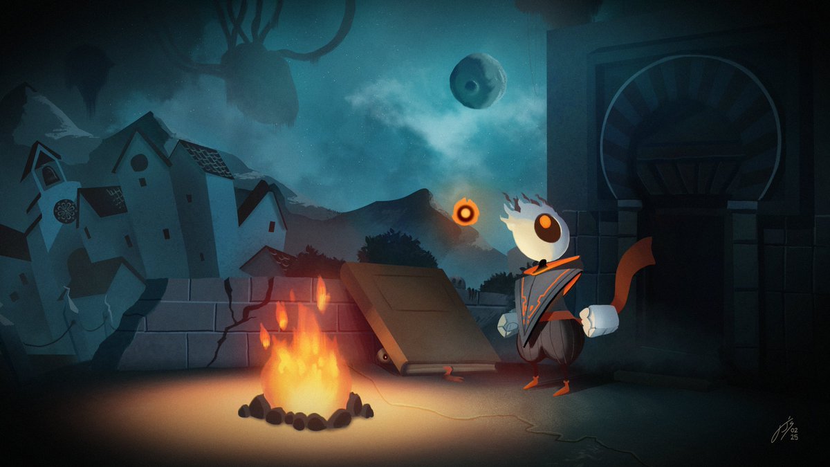 Not exactly un #DEVLOG ni un #screenshotsaturday  pero he hecho un concept #conceptart #gamedev