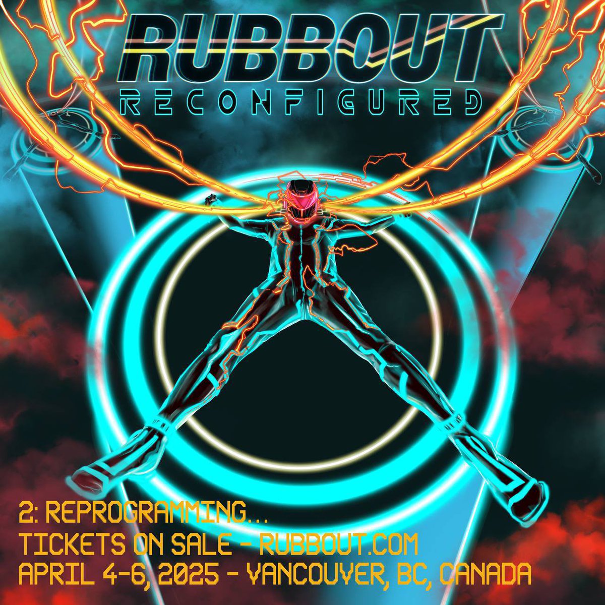 RUBBOUT Vancouver (@rubbout) on Twitter photo SYSTEM UPDATE:Ver 3.0
We are 75% LOCKED IN. 🤖
Get ready for a WEEKEND of high-voltage circuits, parties, and the convergence of all GEAR HEADS in the digital matrix! The GRID is calling!
TICKETS for RUBBOUT are available @ rubbout.com
🎨 <a href="/NJohnstonArt/">N. Johnston</a> SYSTEM UPDATE:Ver 3.0
We are 75% LOCKED IN. 🤖
Get ready for a WEEKEND of high-voltage circuits, parties, and the convergence of all GEAR HEADS in the digital matrix! The GRID is calling!
TICKETS for RUBBOUT are available @ rubbout.com
🎨 <a href="/NJohnstonArt/">N. Johnston</a>