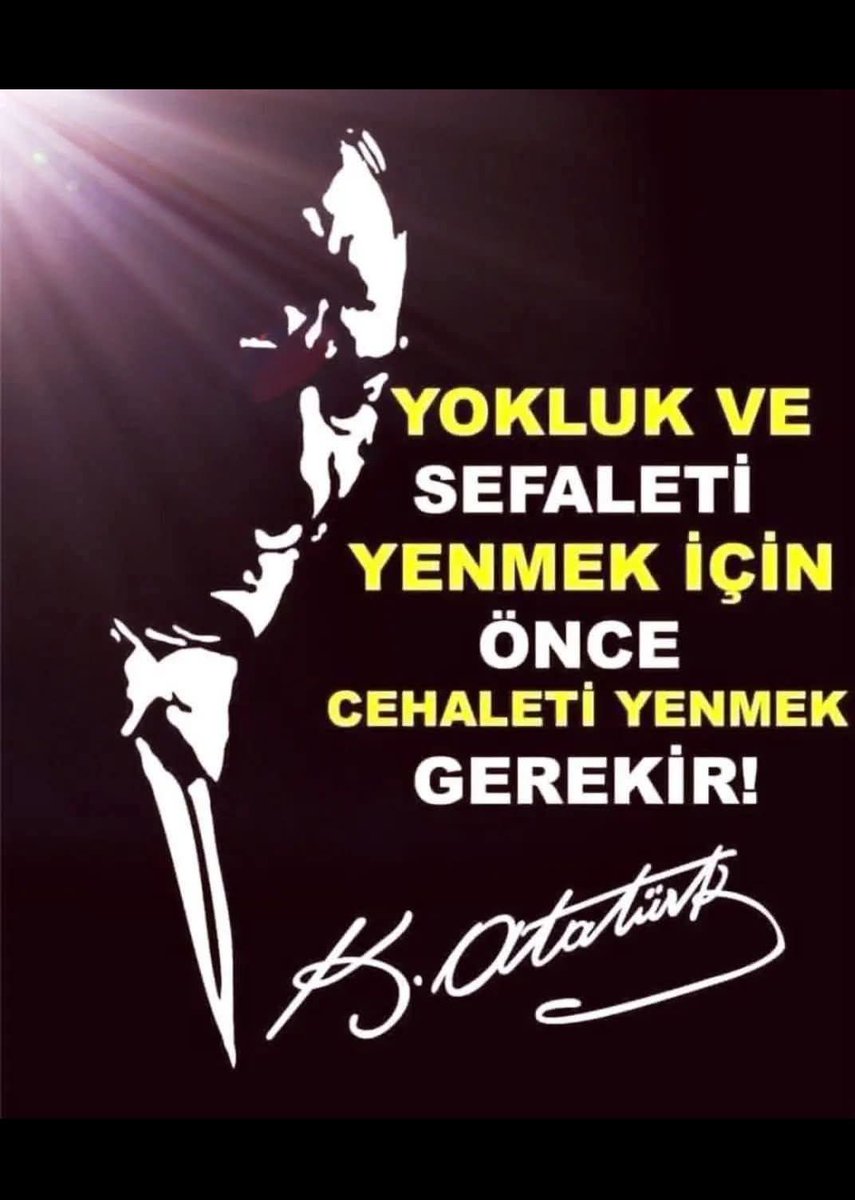 Aptal insanlar Atatürk'ü bilmezler Akılı ve bilime inanan insanlar Atatürk'ü severler twit bu kadar