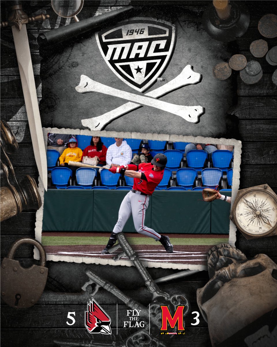 MACtion (@macsports) on Twitter photo π΄ββ οΈ FLY. THE. FLAG. π΄ββ οΈ
<a href="/BallStateBB/">Ball State Baseball</a> posts a B1G opening weekend win, defeating Maryland by a final score of 5-3!
#ChirpChirp | #MACtion π΄ββ οΈ FLY. THE. FLAG. π΄ββ οΈ
<a href="/BallStateBB/">Ball State Baseball</a> posts a B1G opening weekend win, defeating Maryland by a final score of 5-3!
#ChirpChirp | #MACtion