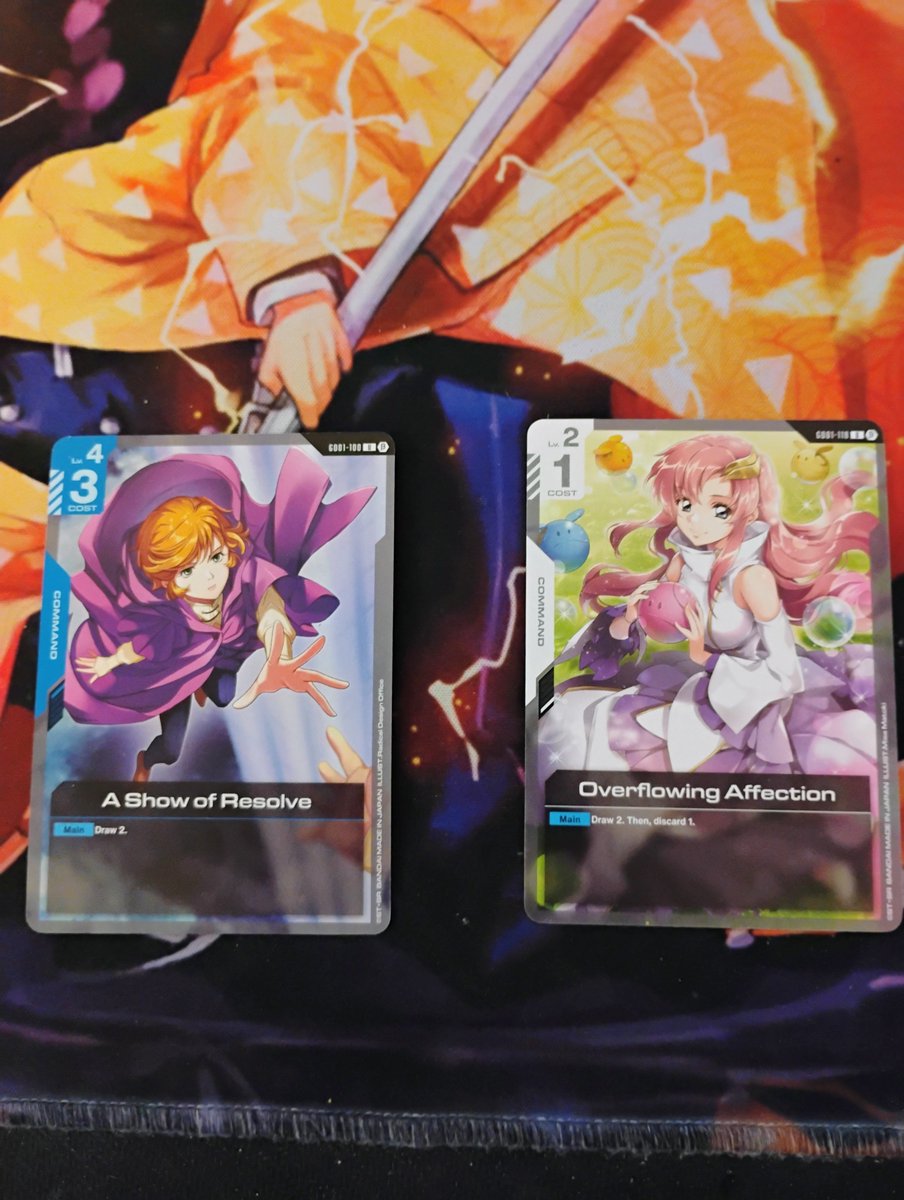Which one do y'all like more?

#Gundam #GundamCardGame #GCG