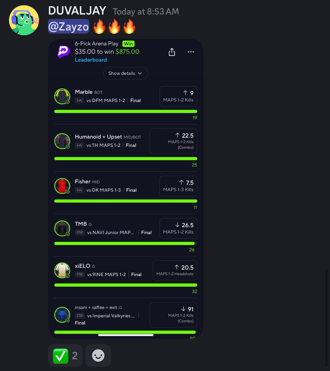 Cashapping someone $50 who LIKES/RETWEET

$50 to WIN $1,250

$35 to WIN $675

REAL RESULTS FROM REAL PEOPLE

🎮This is an ALL ESPORTS SERVER

⭐️Currently 4,200 members , JOIN NOW⬇️

discord.gg/KuRG5mSG

⭐️ League of legends 
⭐️ CS2
⭐️ Call of duty
⭐️ Rocket League
⭐️ Dota2
⭐️