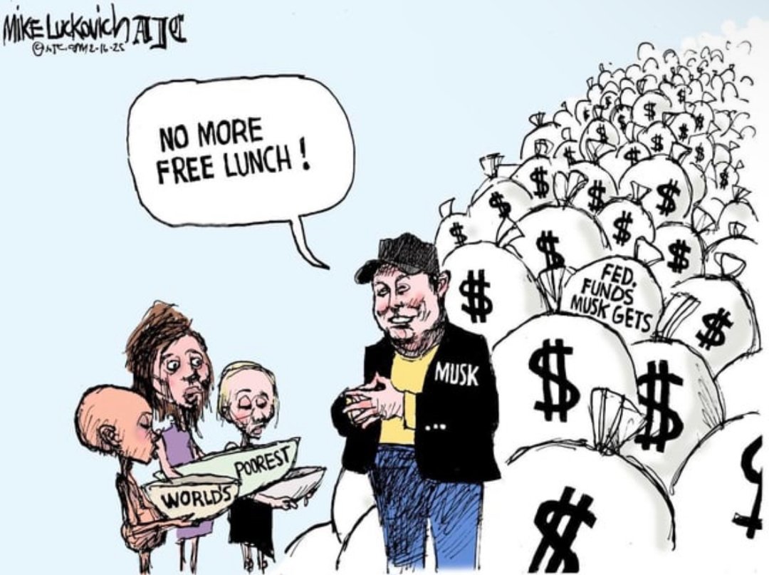 LibraryOfDemoc's tweet photo. The dude is really bent on kids not getting free lunch. That must be all the “corruption” he’s finding. Kids around the country and world getting lunch. https://t.co/b371Vkt7zv