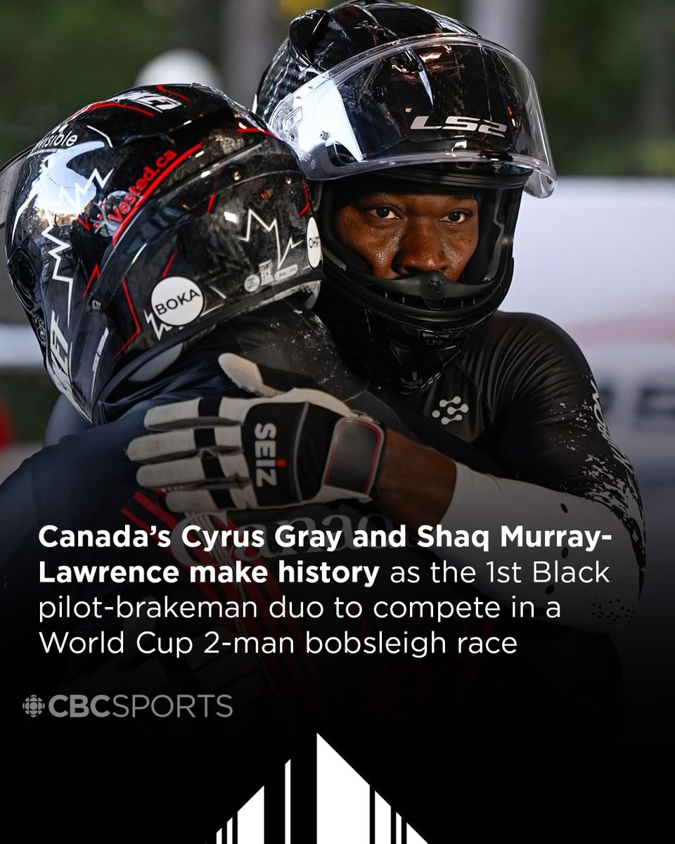 HISTORIC 🇨🇦

"Today, we made history, and it’s especially meaningful that it happened during Black History Month"

Canada's Cyrus Gray and Shaq Murray-Lawrence are the first Black duo to hit the start line for a World Cup two-man race

📸: Viesturs Lacis