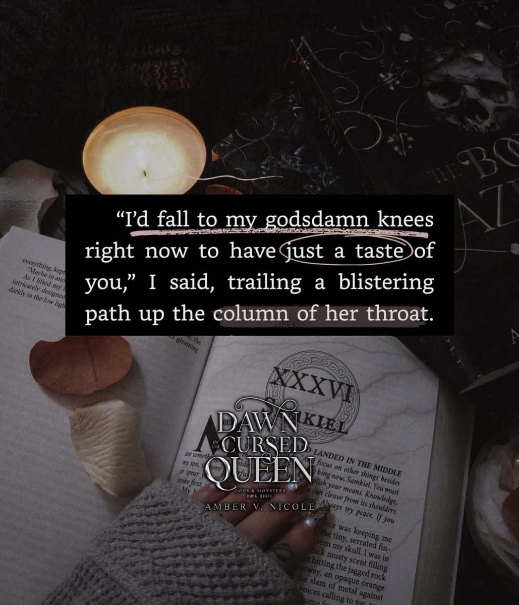 What if I told you this quote isn't between Samkiel and Dianna 😈🤍✨ Have  you read The Dawn of the Cursed Queen yet?, image size:1029x1200