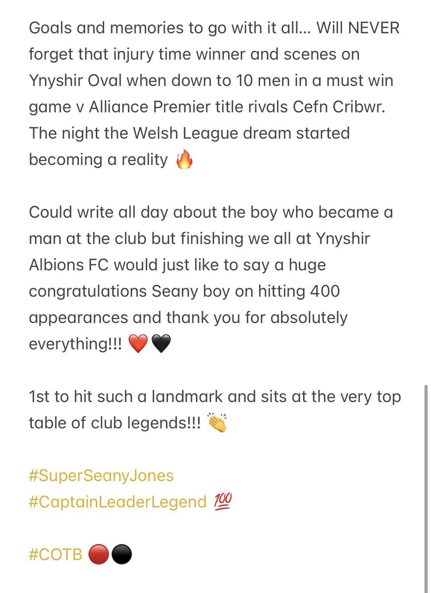 Ynyshir Albions FC tweet media