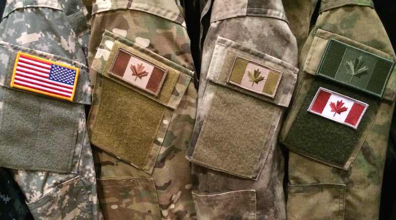 towhey's tweet photo. HAPPY NATIONAL FLAG DAY Canada!

The red maple leaf is truly one of the most recognizable national flags in the world. For 60 years, our troops have worn it on their sleeves alongside allies including the USA. 

Let's hope the US decides to remain an ally for at least 60 more. https://t.co/g4Ak5UTXn5