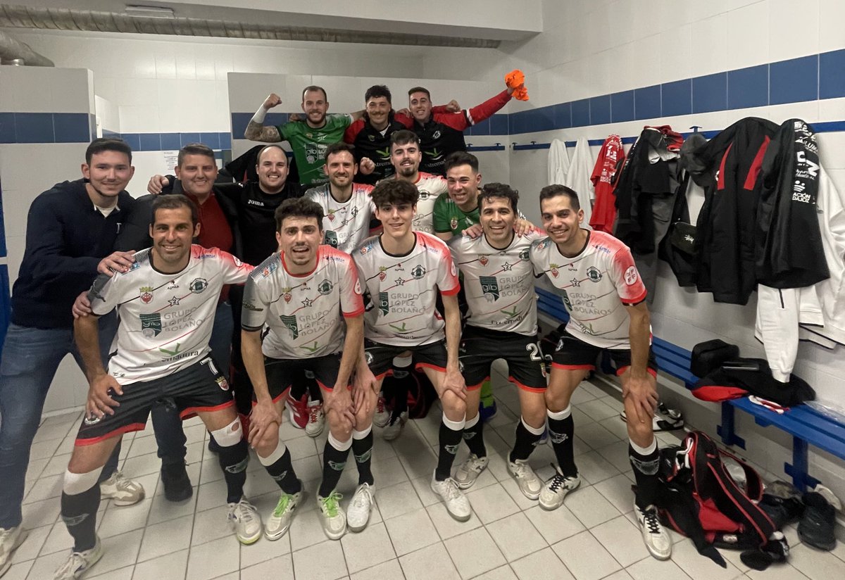 Temporada 24/25
2 División Nacional B 
Grupo IV
Jornada 21

<a href="/cidadtorrejonfs/">EFS CIUDAD TORREJON</a> 4-5 <a href="/grupolopez14/">GrupoLopezBolañosFS</a> 

<a href="/roman_cory12/">Roman</a> ⚽️⚽️
<a href="/SukocaceresSuko/">Felixsuko10</a> ⚽️
<a href="/fedevazs/">fede</a> ⚽️
Javi ⚽️

+ 3 en un partido muy disputado y que pudo caer para cualquier lado. Seguimos 💪🏻

#contigohastaelfinal 
#123👼🏻2💫🤍🖤❤️