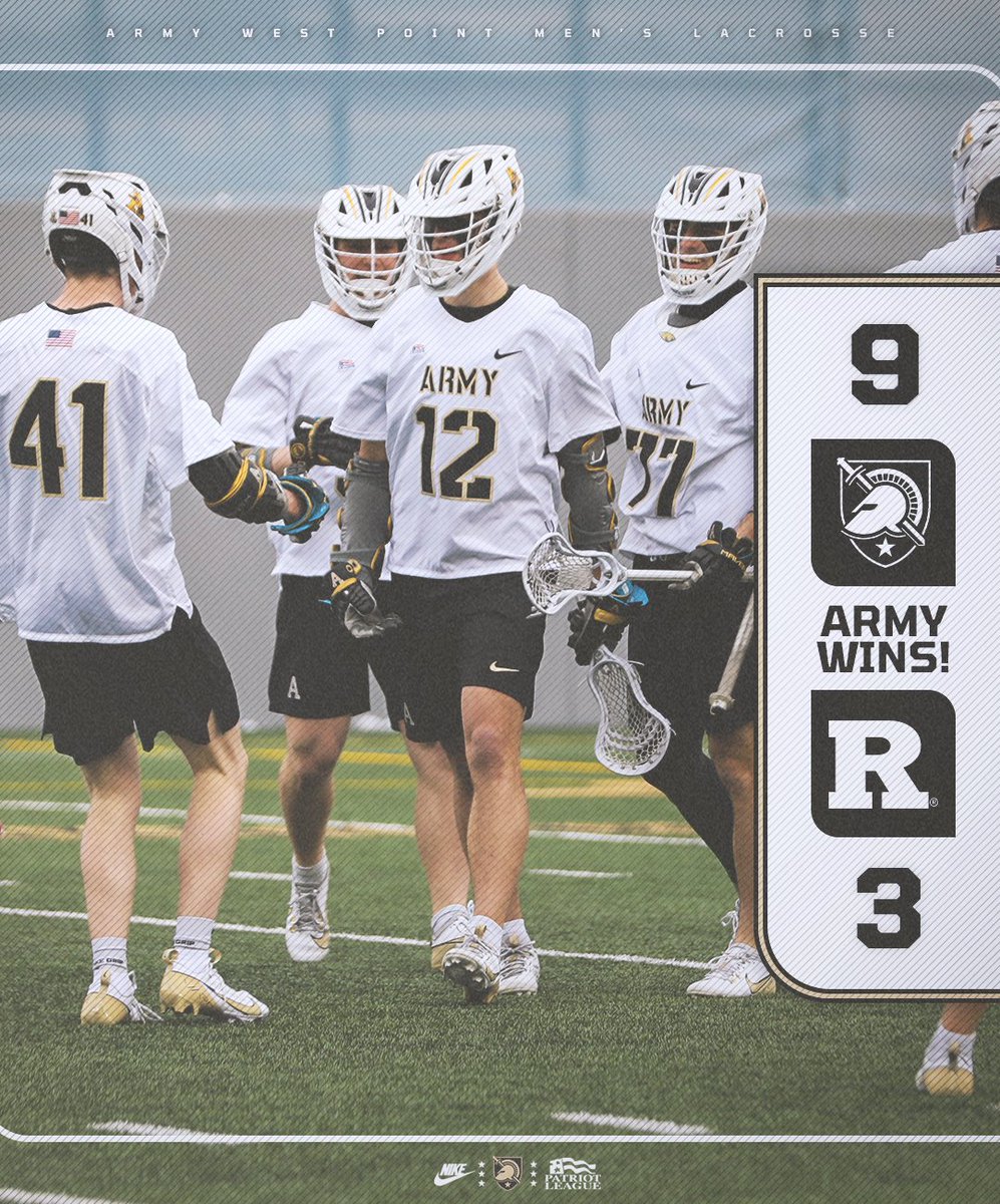 ArmyWP_MLax's tweet photo. 𝘼 𝙃𝙤𝙢𝙚 𝙊𝙥𝙚𝙣𝙚𝙧 𝙒!

- Freshman Brayden Fountain scored four goals and added two assists. 
-  G Sean Byrne had 10 saves and a goal. 
- Freshman Aiden Weisenborn scored a goal, and the freshman duo scored five of the Army's nine goals. 

#GoArmy | #FamilyToughnessTradition