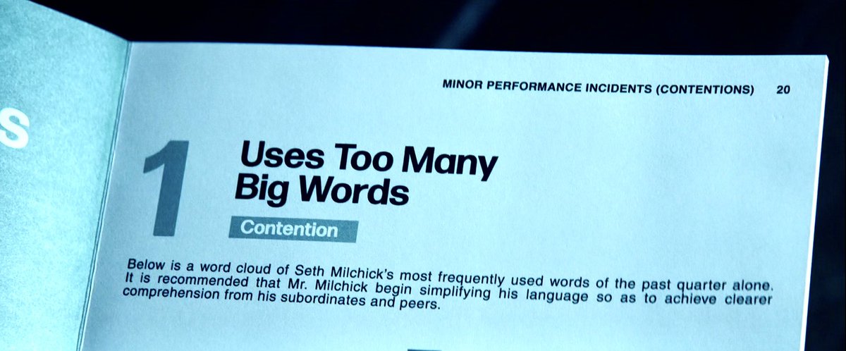 I perceive a kinship 
#Severance #Milchick