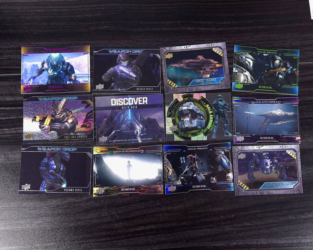 I think my first Halo Legacy Hobby box went well enough 🤔
Catch my unboxing on YouTube 
youtu.be/XXH6fA3BJAA

 <a href="/halo/">Halo</a> <a href="/UpperDeckEnt/">Upper Deck Entertainment</a> <a href="/halogear/">Halo Gear</a> #halo