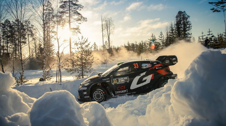 ELCHEMOTOR's tweet photo. ELCHEMOTOR: Sat 15 Feb 2025  El Rallye de Suecia al rojo vivo,... https://t.co/dnxsioy7Tj https://t.co/nykDnpT631