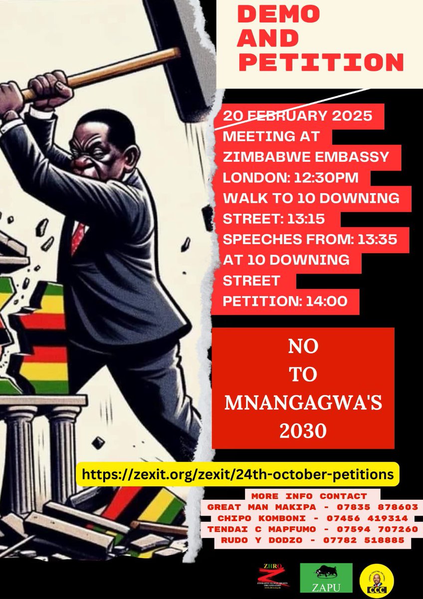 christendai52's tweet photo. A further attack on Zimbabwe’s constitution.
#Noto2030
#weneeednewleaders
#ZanuPfMustGo
#WeNeedARevolution https://t.co/nbMWdT6srI