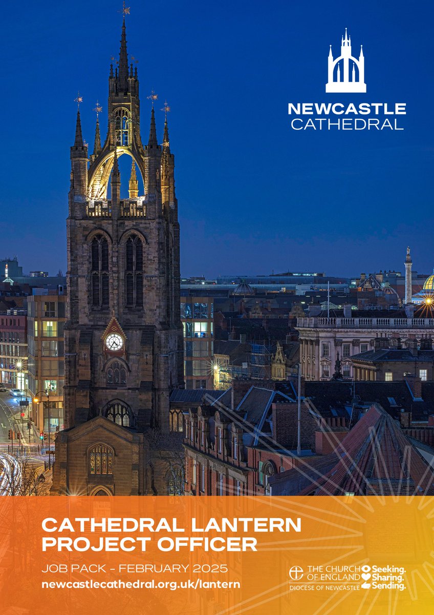 Help us shine brightly for everyone! ✨ We’re looking for a Cathedral Lantern Project Officer to deliver innovative ways of engaging with marginalised groups of visitors. If you’re passionate about inclusive community outreach, learn more and apply here: newcastlecathedral.org.uk/community/vaca…