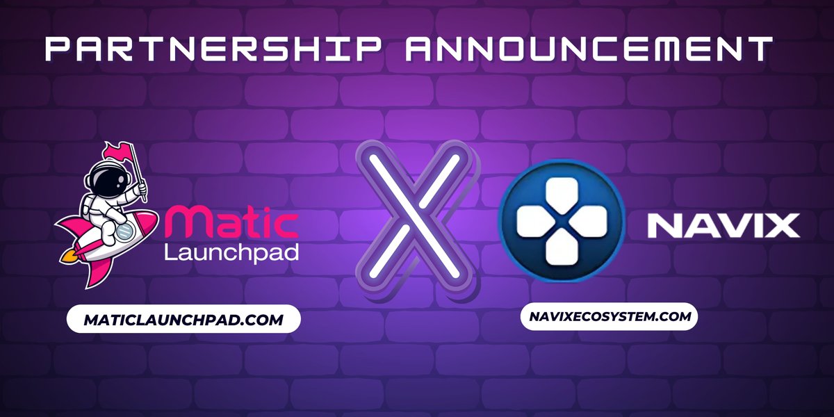 MATICPAD V2🚀 (@maticlaunchpad) on Twitter photo PARTNERSHIP ANNOUNCEMENT 📣
Matic Launchpad 🤝 <a href="/NavixEcosystem/">Navix Ecosystem (GameFi + Ai Agents)</a>
Navix Ecosystem is a next-gen blockchain gaming hub with AI-driven gameplay. Starting with Navis War and Drone Defiance, our evolving AI adapts to player strategies. With annual releases, we’re redefining web3 gaming PARTNERSHIP ANNOUNCEMENT 📣
Matic Launchpad 🤝 <a href="/NavixEcosystem/">Navix Ecosystem (GameFi + Ai Agents)</a>
Navix Ecosystem is a next-gen blockchain gaming hub with AI-driven gameplay. Starting with Navis War and Drone Defiance, our evolving AI adapts to player strategies. With annual releases, we’re redefining web3 gaming