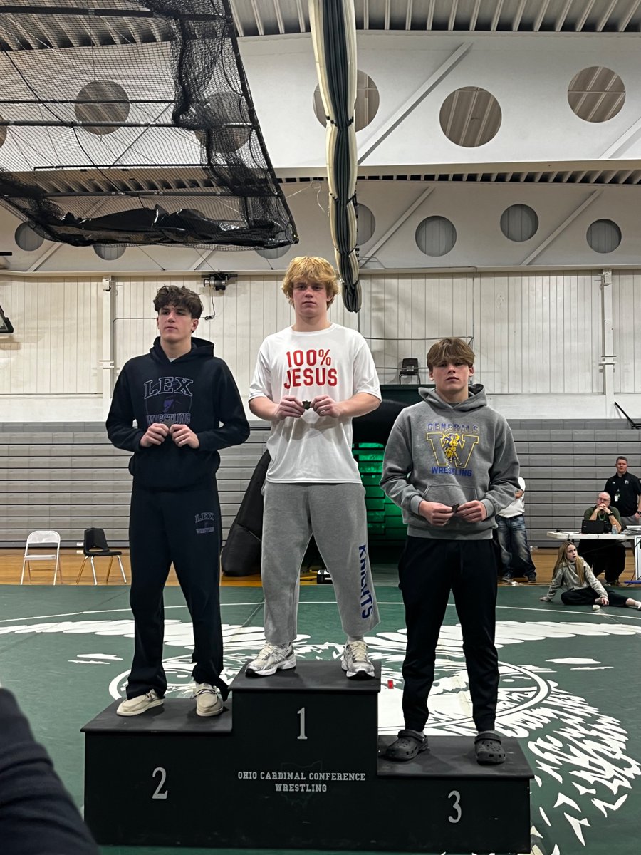 The high school team competed at the OCC tournament today. Congratulations to freshman Brant Barnard for placing 3rd!