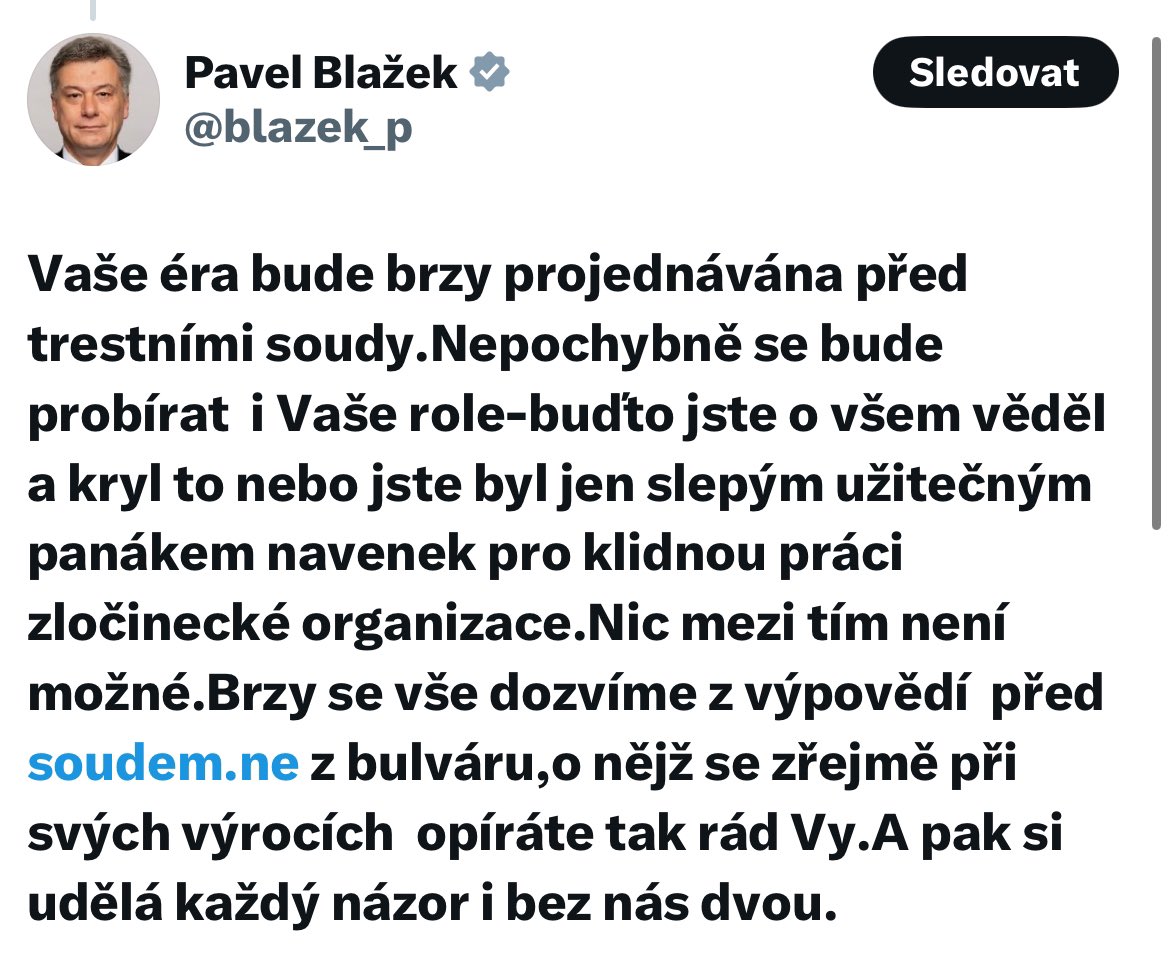 SemSuchar's tweet photo. Pan ministr spravedlnosti nevědomky prozradil, že si vyžádal z trestního spisu informaci, že bude státním zástupcem podána obžaloba, jinak totiž nemůže trestní soud rozhodovat. Je naprosto šílené, že tak činí u politických oponentů a dané zneužívá. Je to na okamžitou rezignaci. https://t.co/Wkr1xLEpaI