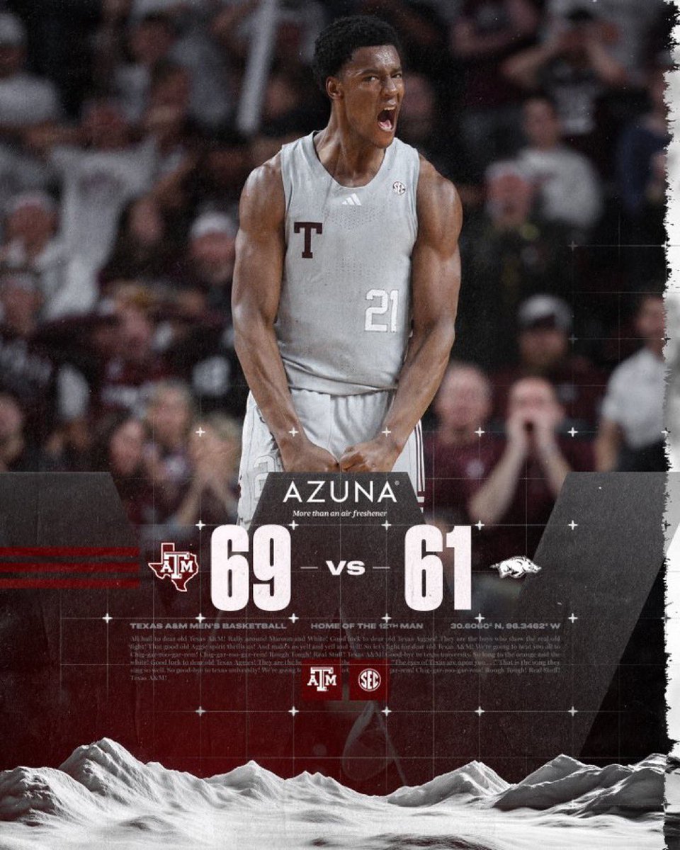 RBsSportsPlays's tweet photo. CASH IT!!!!

First CBB GREEN of the Day!!!

Texas AM Aggies -7 -120 (1 Unit)✅

LFD 🕺🏻 https://t.co/HMpjrcpyAM