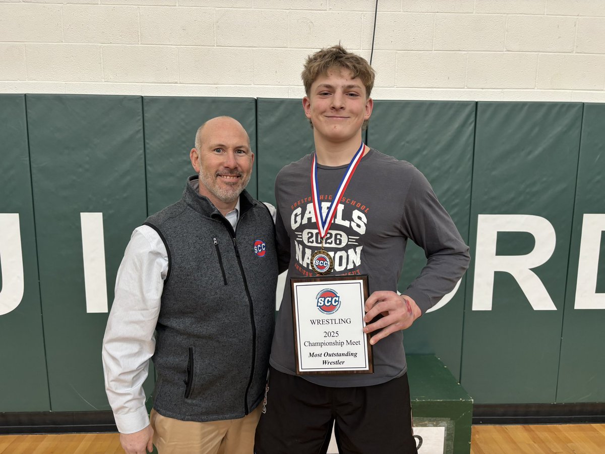 Al Carbone, SCC Commissioner (@scccommissioner) on Twitter photo <a href="/sheltongaelsAD/">Shelton Athletics</a> Chase Galke (215 lbs.) was selected as the 2025 SCC Wrestling Championship Meet’s Most Outstanding Performer #ctwr <a href="/sheltongaelsAD/">Shelton Athletics</a> Chase Galke (215 lbs.) was selected as the 2025 SCC Wrestling Championship Meet’s Most Outstanding Performer #ctwr